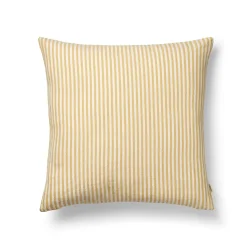 Kuddfodral Linnemix Rand 50x50cm Gul