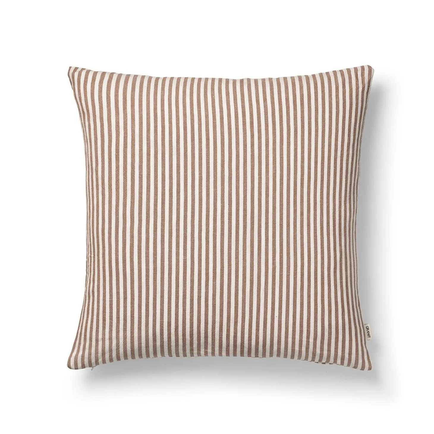 Kuddfodral Linnemix Smalrand 50x50cm Mullvad