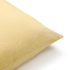 Kuddfodral Linnemix 50x50cm Gul