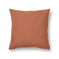 Kuddfodral Linnemix 50x50cm Roströd