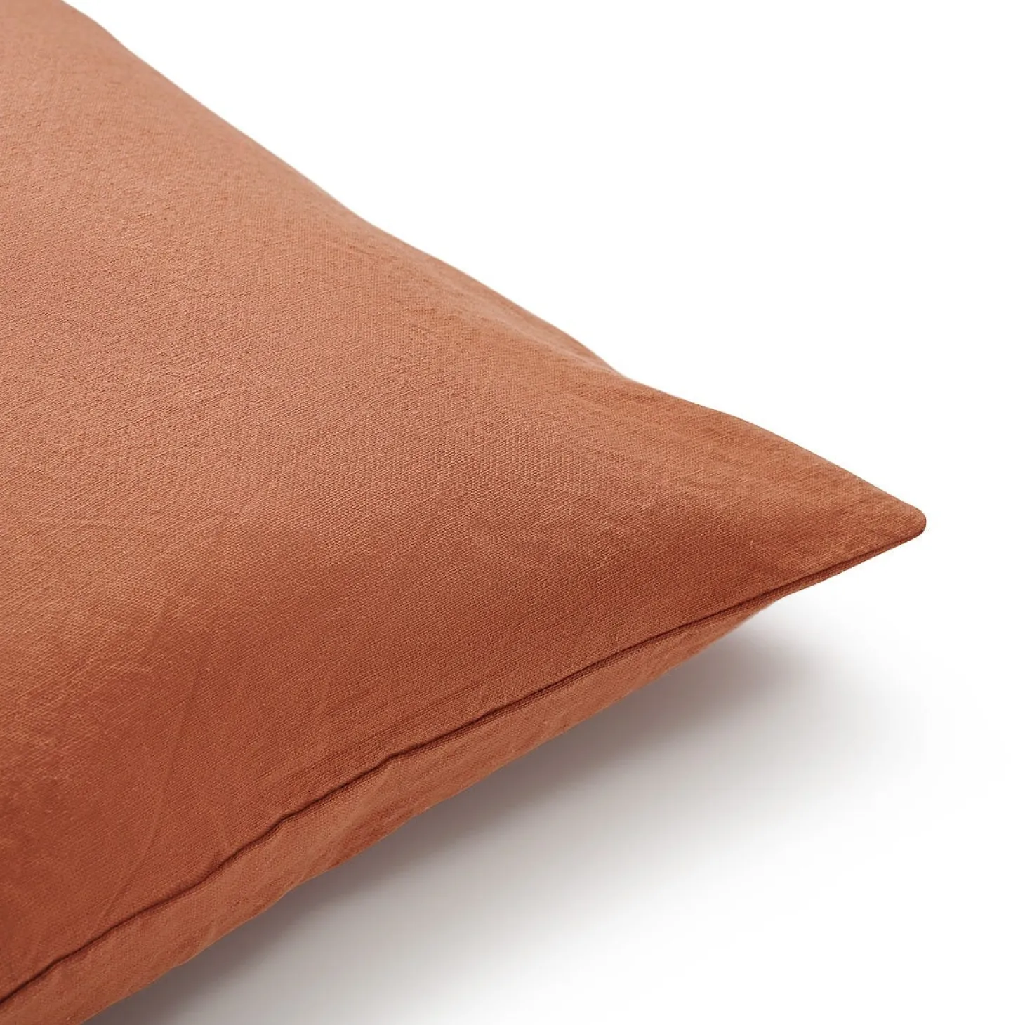 Kuddfodral Linnemix 50x50cm Roströd