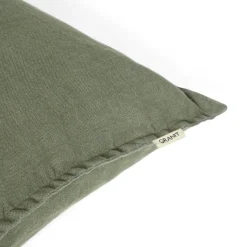 Kuddfodral Linne 50x70cm Khakigrön