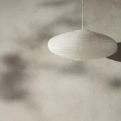 Lampskärm Rispapper Yuna 60cm Vit