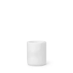 Ljushållare Alabaster 8x7cm Vit