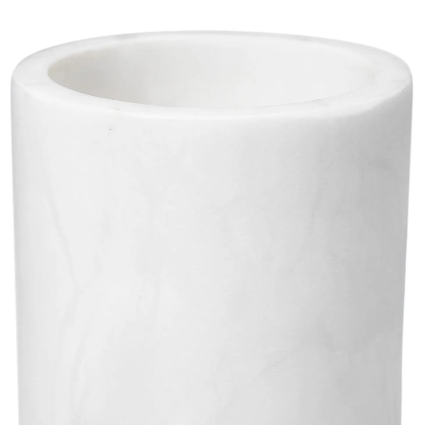 Ljushållare Alabaster 9x10cm Vit