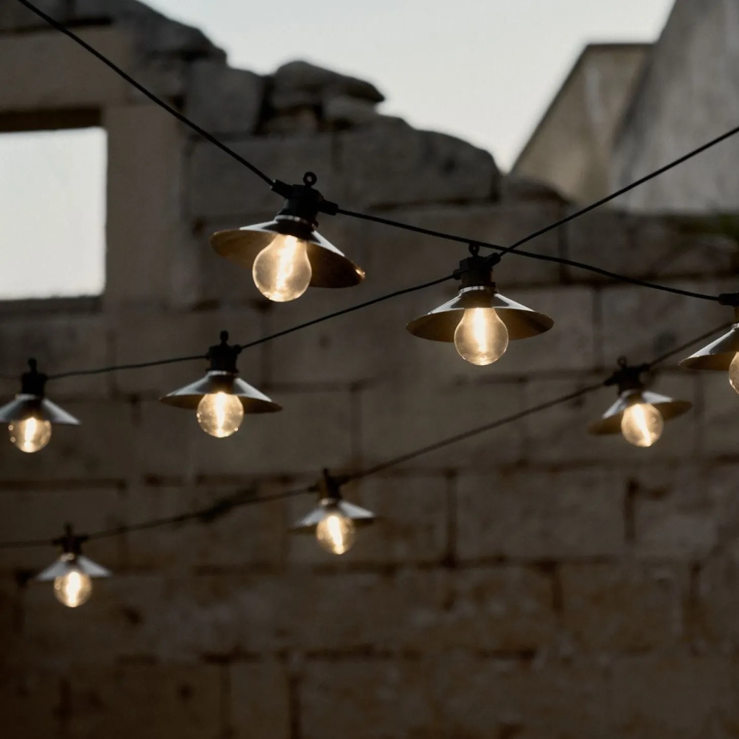 Ljusslinga Lampskärm 10 Ljuskällor 4,5m Stål