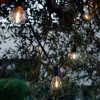 Ljusslinga 10 LED Anslutningsbar 4m Svart