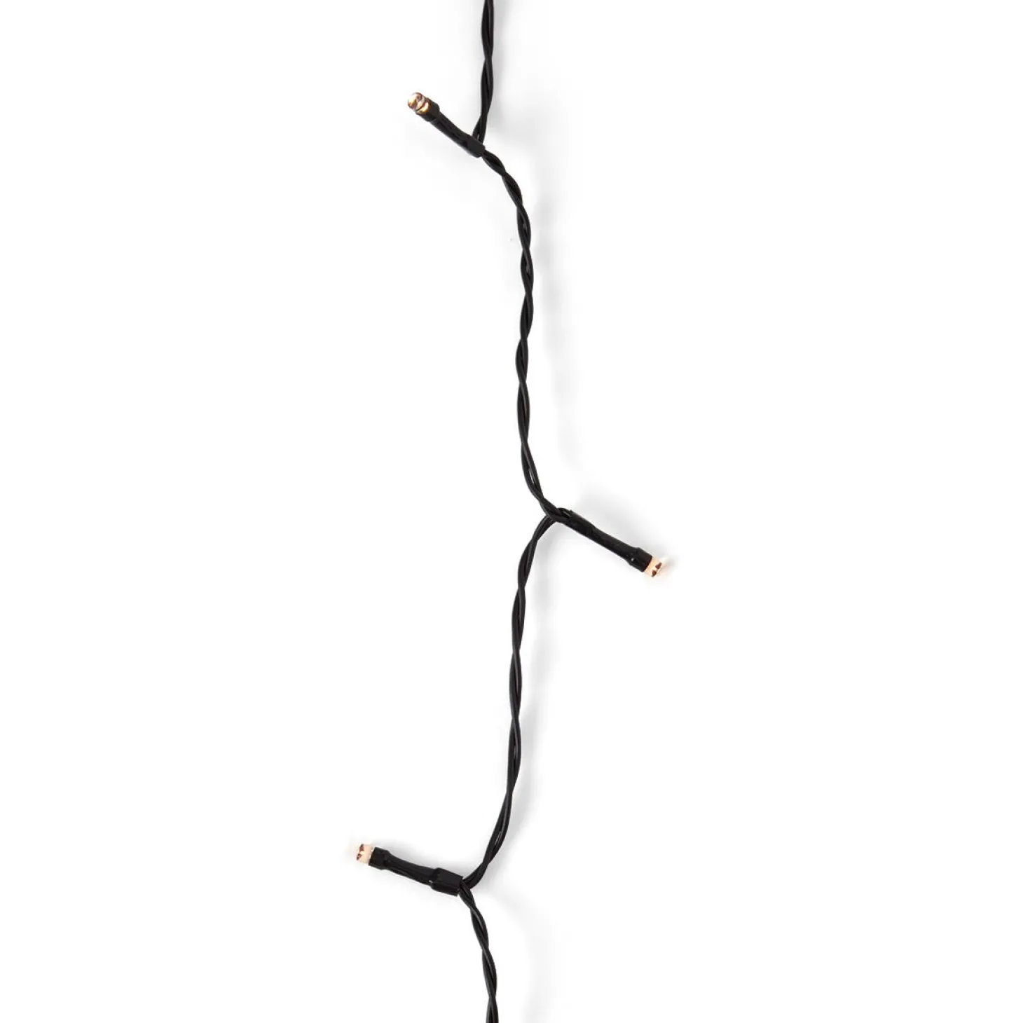 Ljusslinga 40 LED Batteri 3,9m Svart