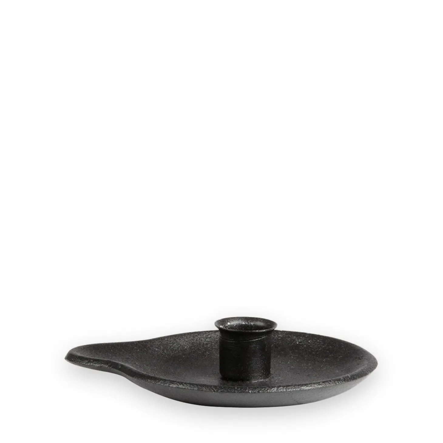 Ljusstake Gjutjärn 11x14cm Svart