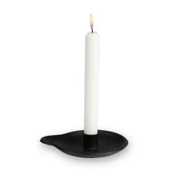 Ljusstake Gjutjärn 11x14cm Svart