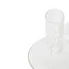 Ljusstake Glas 7,5x9,4cm Klarglas