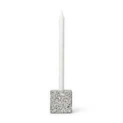 Ljusstake Granit 9x9cm Grå