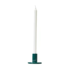 Ljusstake Signal Stengods 6,8x10cm Grön