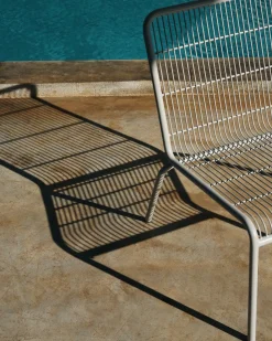 Loungestol Palma Metall 66,5x72cm Beige