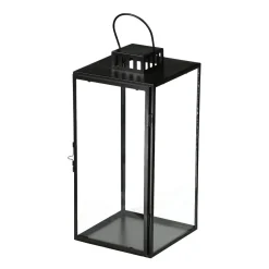 Lykta Metall 41cm Svart