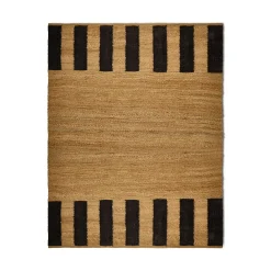 Matta Jute 170x240cm Natur/Svart
