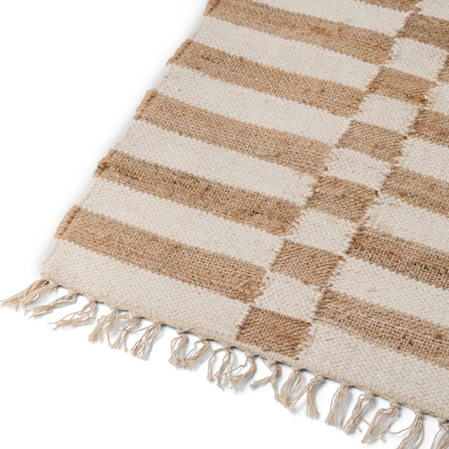 Matta Ull/Jute 170x240cm Beige