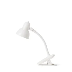 Mini Läslampa Klämma 3x15cm Vit