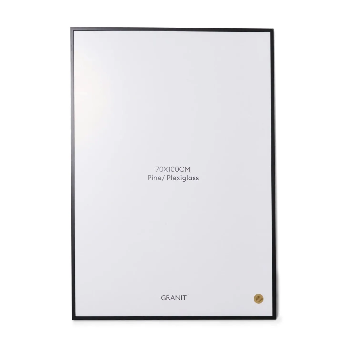 Ram Akrylglas 70x100cm Svart
