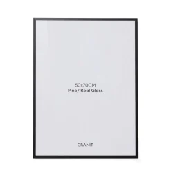 Ram 50x70cm Svart
