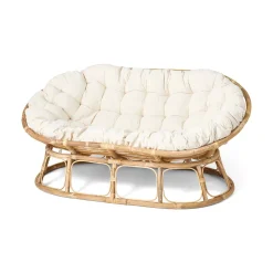 Rottingsoffa Oval Natur