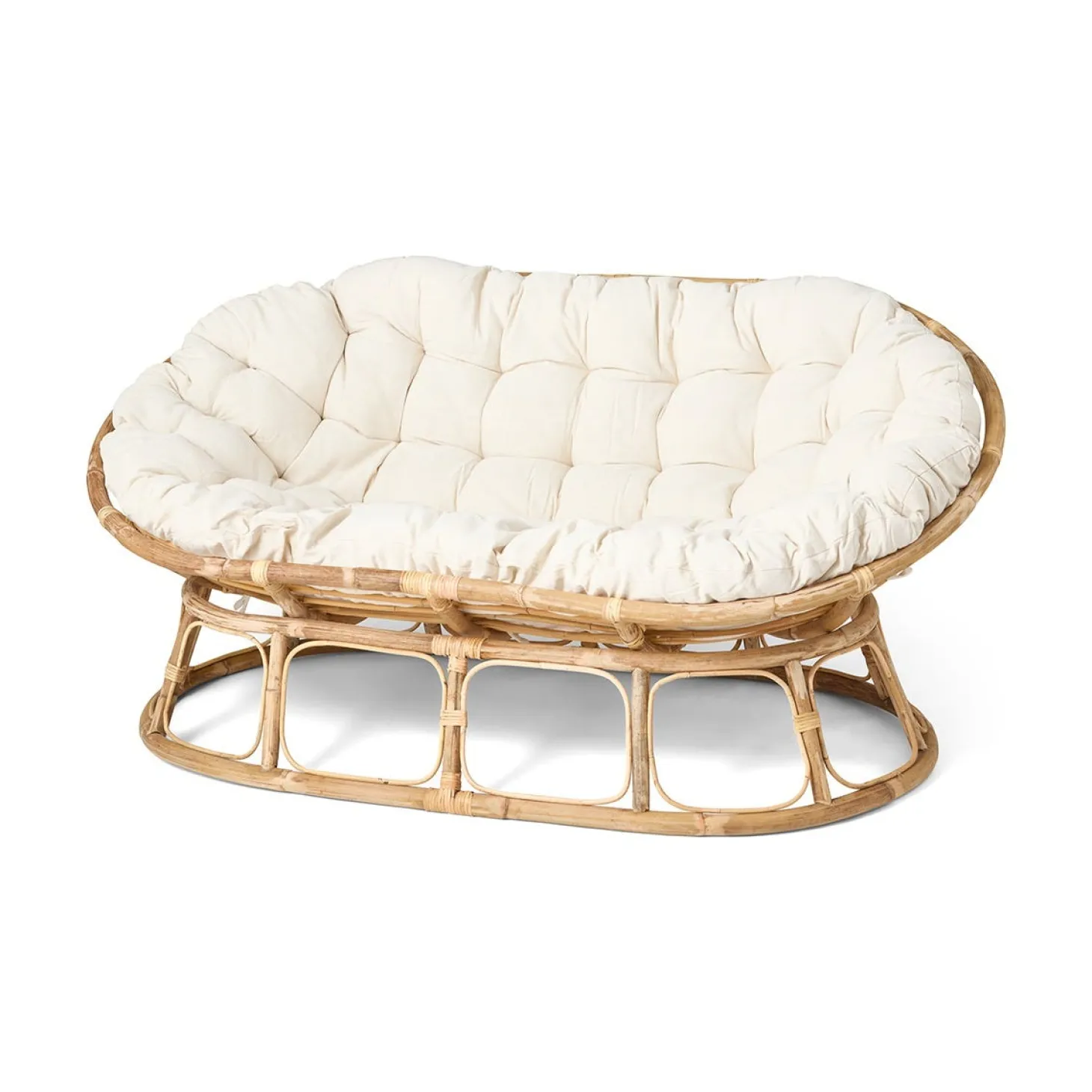 Rottingsoffa Oval Natur