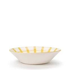 Serveringsskål Eve 30cm Handmålad Gul