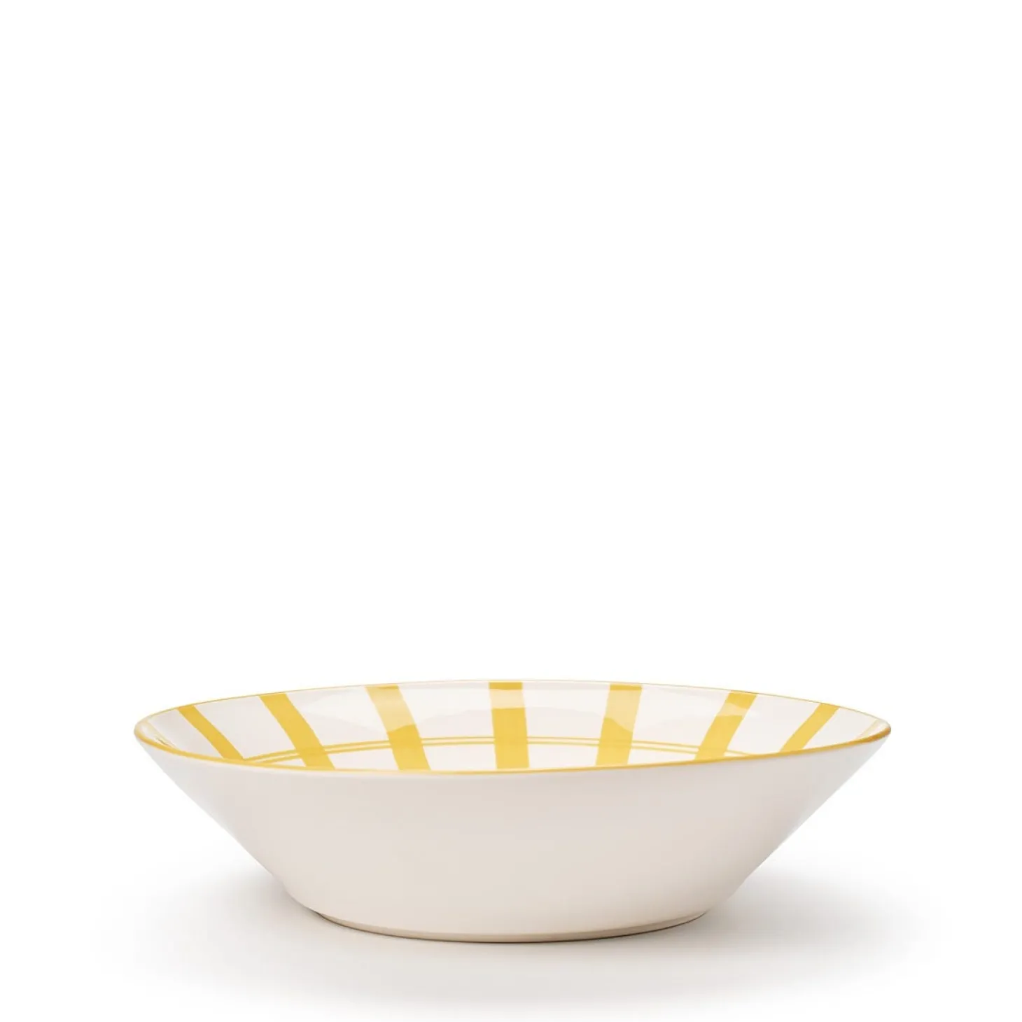 Serveringsskål Eve 30cm Handmålad Gul