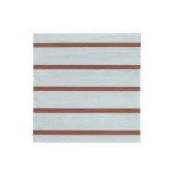 Servett Stripes 33cm 20-p Blå