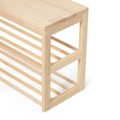 Sko/Sittbänk 86cm Trä