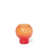 Skruf Ljuslykta 10x10cm Orange