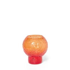 Skruf Ljuslykta 10x10cm Orange
