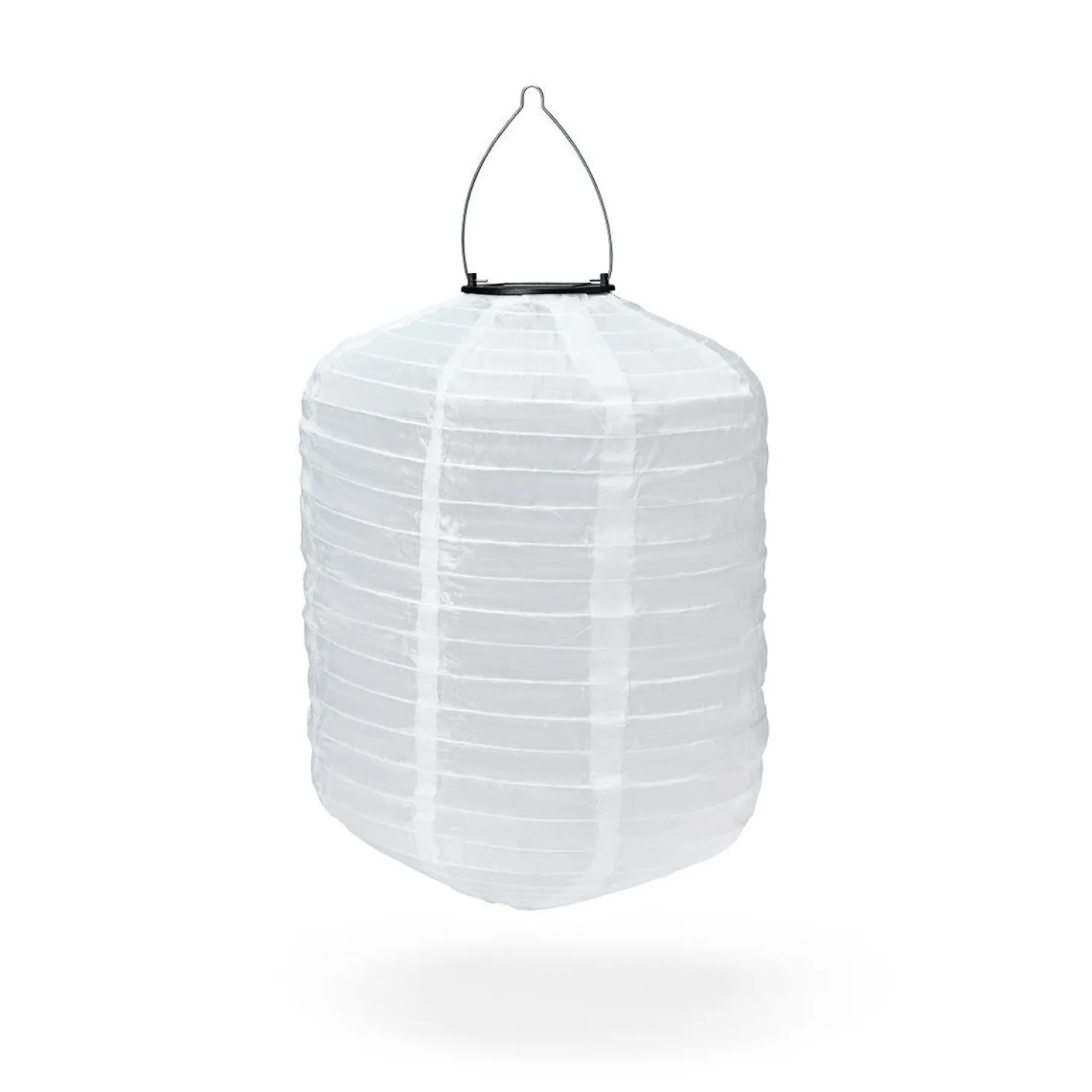 Solcellspendel Cylinder 25cm Vit