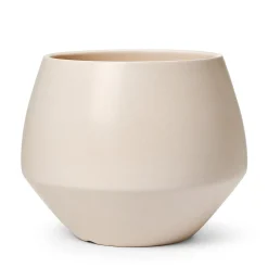 Stengodskruka Ellie med fat 30x36cm Beige