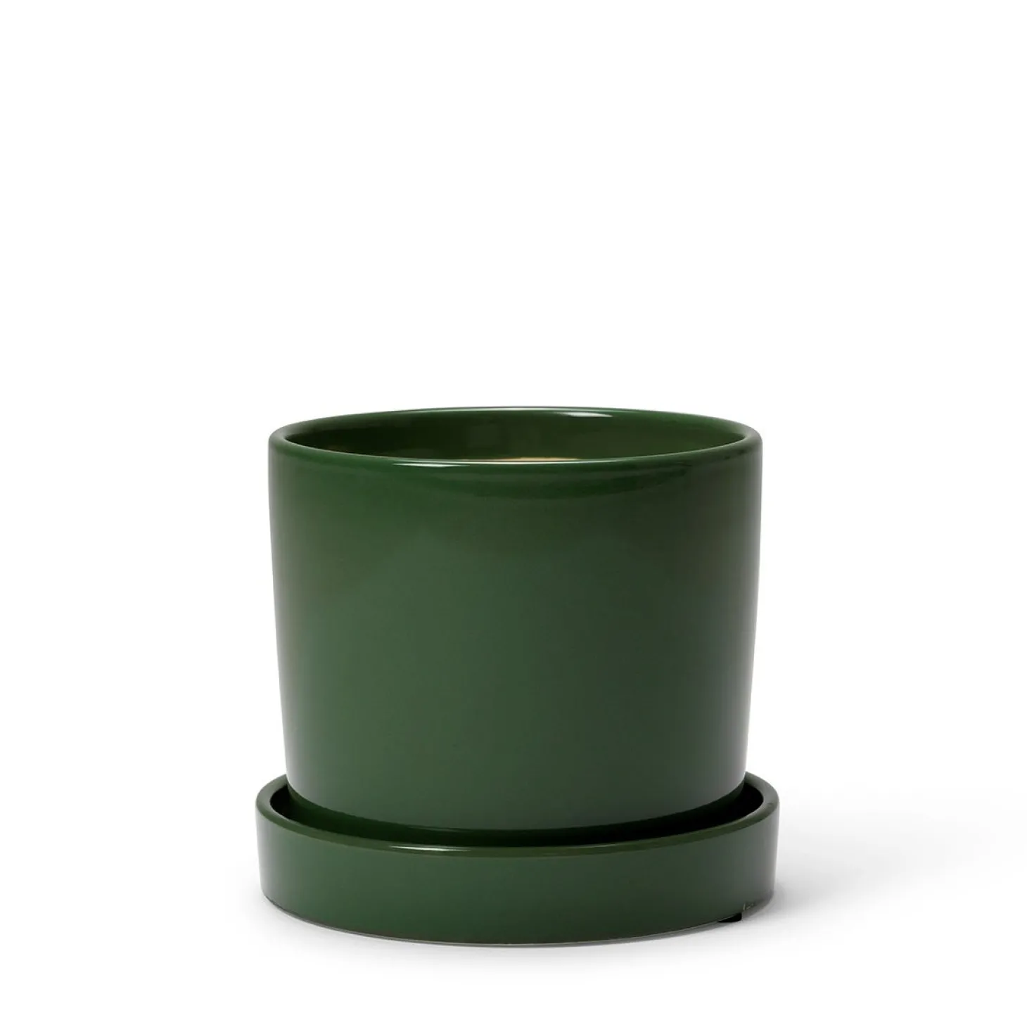 Stengodskruka/Fat 17,5cm Glaserad Grön