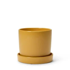 Stengodskruka/Fat 17,5cm Glaserad Gul