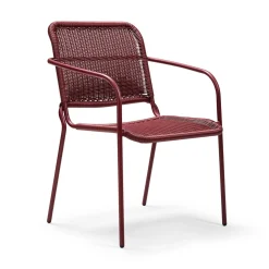 Stol Portofino Vinröd