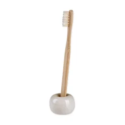 Tandborsthållare Porslin Beige