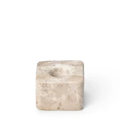 Tandborsthållare 4x4cm Marmor Beige