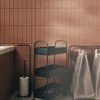 Toapappershållare Noa Fristående Svart