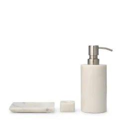 Tvålpump 7x16,5cm Marmor Vit